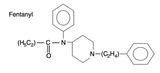 Fentanyl chemical structure